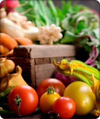 nutritional counseling to include rainbow of fruits and vegetables